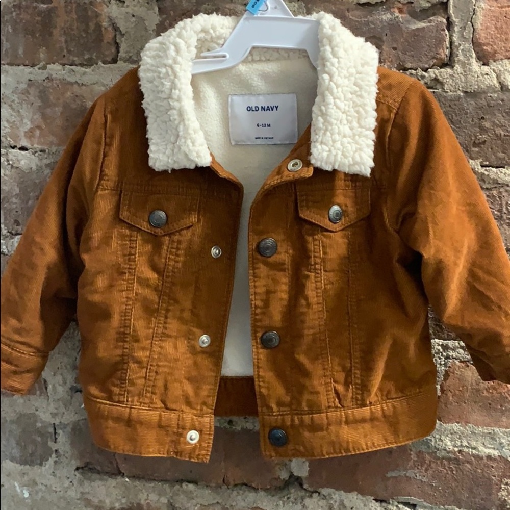Baby infant fall jacket 6-12 month corduroy coat